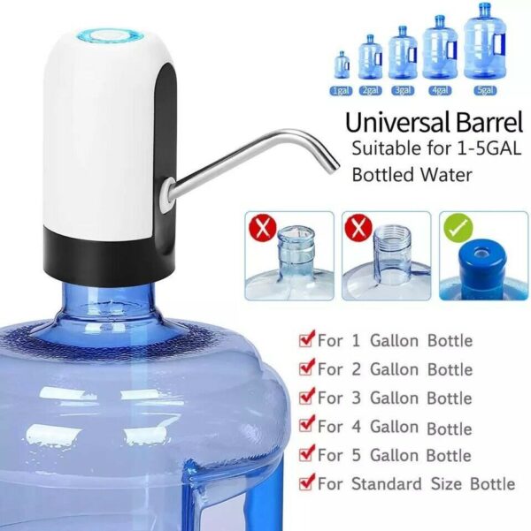 Water Bottle Electric Automatic Universal Dispenser 5 Gallon USB USB Water Dispenser Automatic Drinking Water Bottle - Image 6