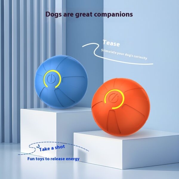 Pets Electric Jumping Ball Automatic Dog-teasing Luminous Pet Products Pets Dogs Training Products Ball Toys For Dogs Resistance - Image 8